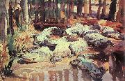 John Singer Sargent Muddy Alligators painting